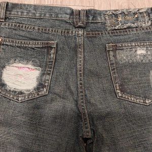 J-Star Distressed Boot Cut Jeans Size 13/14
